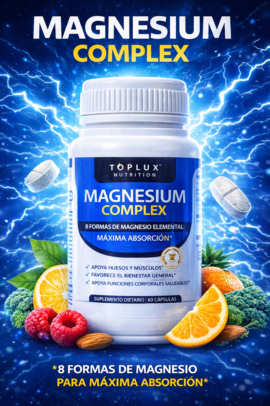 MAGNESIUM COMPLEX 90 CAPSULAS