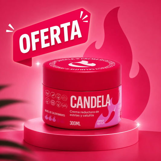 CANDELA 300 ML + REGALO ✨ Ayuda a mejorar la apariencia de las estrías y recupera la confianza en tu piel
