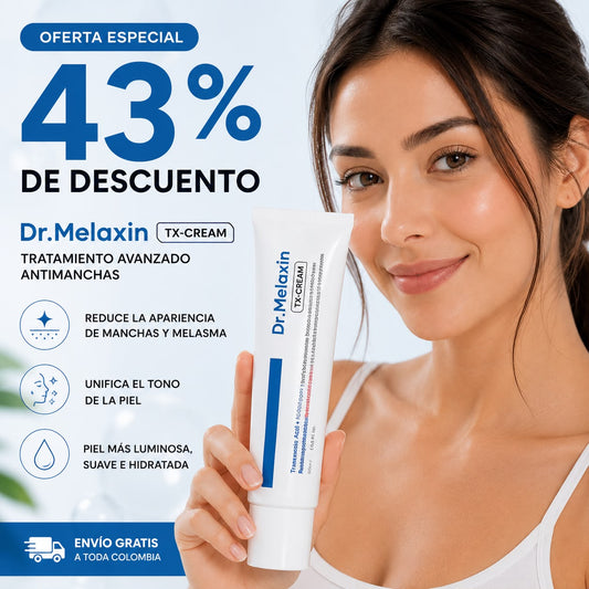 CREMA DR MELAXIN:✨ Recupera una piel uniforme, luminosa y con menos manchas desde las primeras semanas de uso